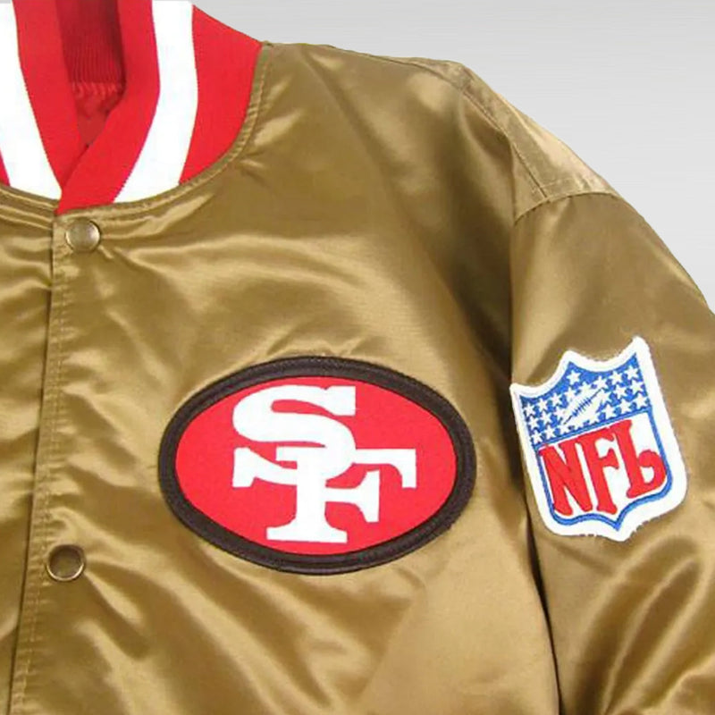San Francisco 49ers Satin Starter Jacket