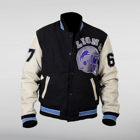 Detroit Lions Hills Cop Axel Foley Beverly Varsity Jacket