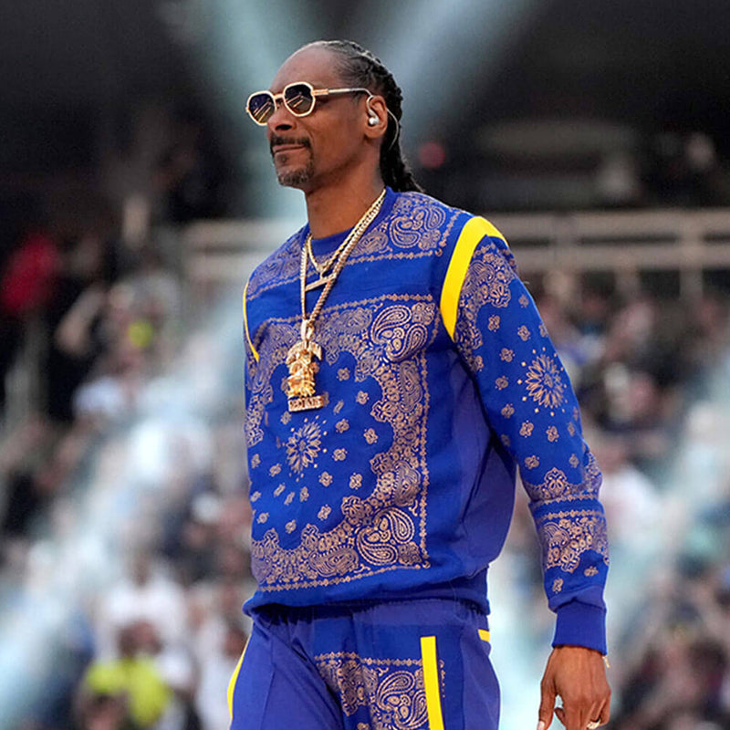 Snoop Dogg Tracksuit Super Bowl Halftime Bandana Tracksuit