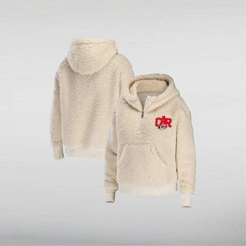 Carolina Hurricanes Half Zipper Sherpa Hoodie