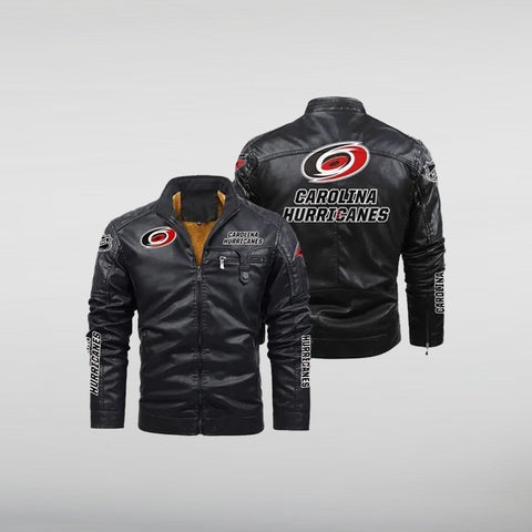 Carolina Hurricanes Leather Jacket