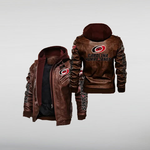 Carolina Hurricanes Leather Jacket