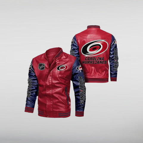 Carolina Hurricanes Leather Jacket