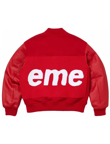 Chenille Supreme Red Varsity Jacket