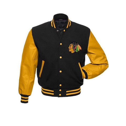 Chicago Blackhawks Letterman Jacket