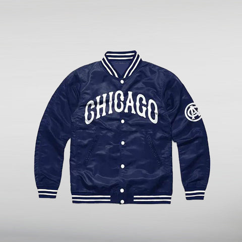 Chicago American Giants Script Blue Jacket