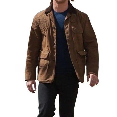 Chris Hemsworth Thor Love And Thunder Brown Cotton Jacket