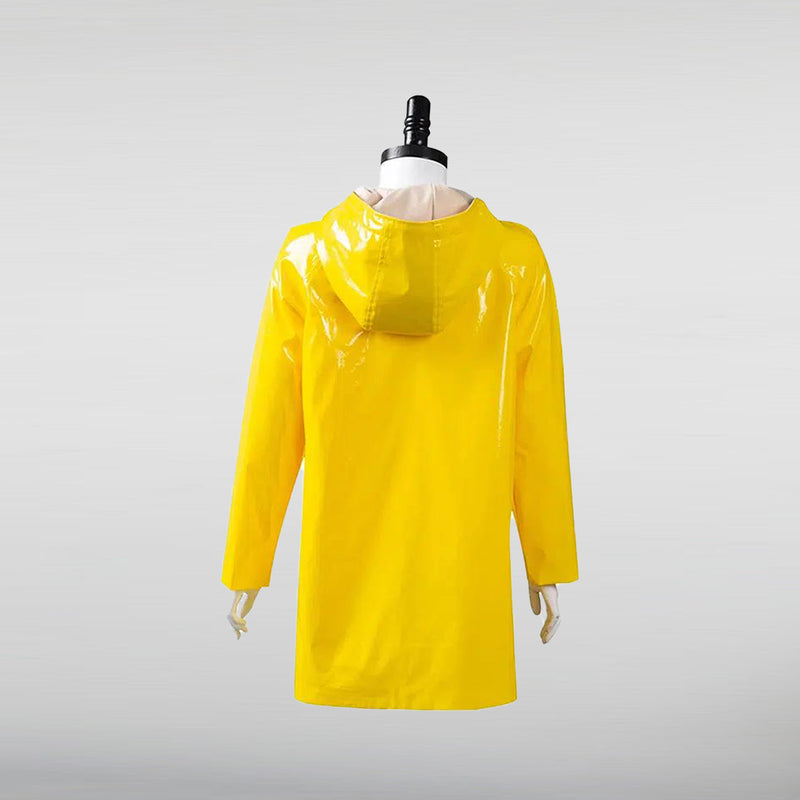 Coraline Jones Yellow Rain Coat back