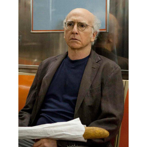 Larry David Curb Your Enthusiasm Cast Brown Cotton Jacket