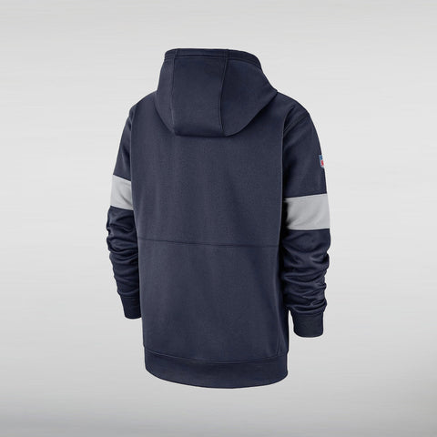 Dallas Cowboys Blue Hoodie Back