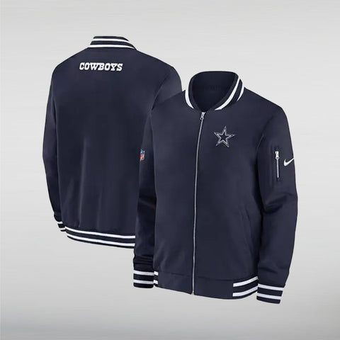 Dallas Cowboys Sideline Coach Bomber Jacket