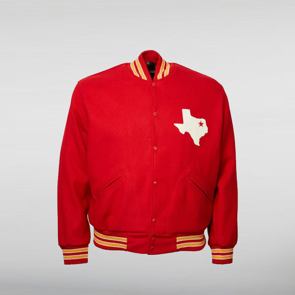 dallas texans 1960 Red Varsity Jacket