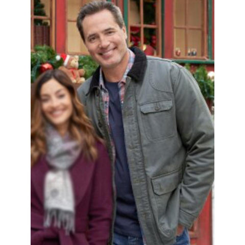 Mystery On Mistletoe Lane Cast Grey Cotton Jacket