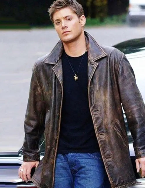 Dean Winchester Brown Leather Jacket