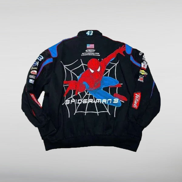 Disney Daytona 500 Spiderman Jacket back