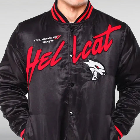 Dodge Hellcat Flame Satin Jacket