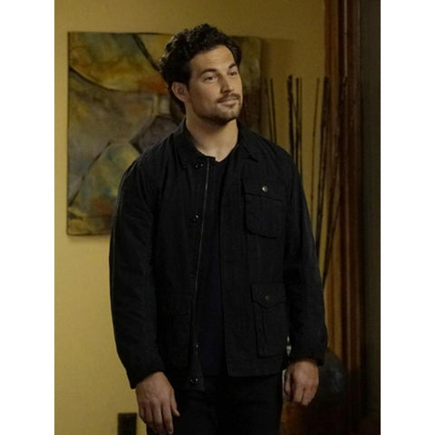 Giacomo Gianniotti Black Jacket