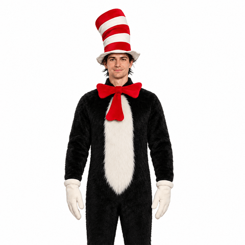 Cat in the Hat Inspired Costume for Adults – Bow Tie Set
