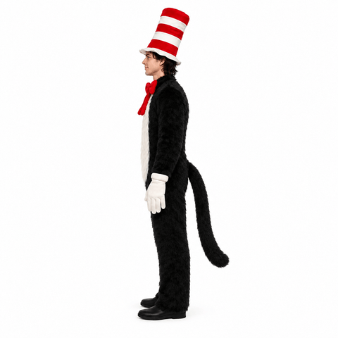 Cat in the Hat Inspired Costume for Adults – Bow Tie Set