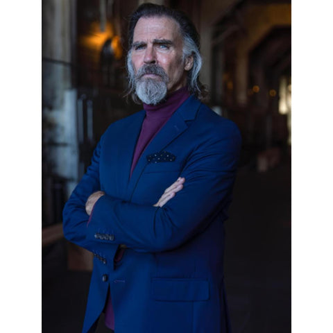 Jeff Fahey Ellis Due Justice 2023 Cast Blue Blazer