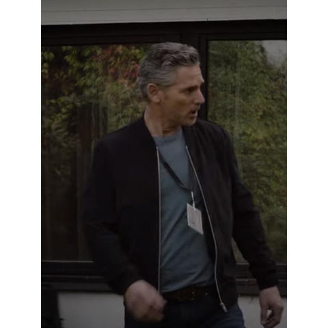 Eric Bana Black Bomber Jacket