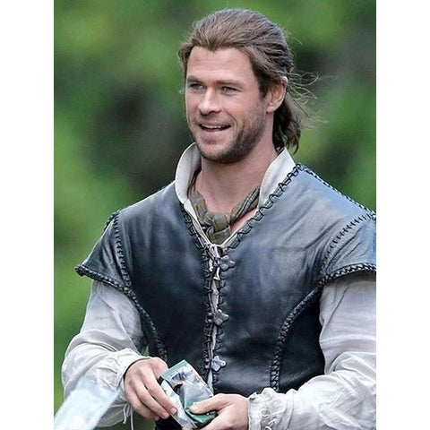 Chris Hemsworth The Huntsman Winter'S War Eric Leather Vest