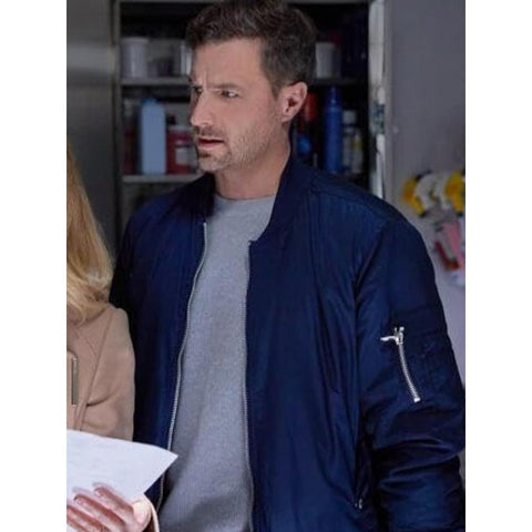 Family Practice Mysteries Blue Bomber Jacket