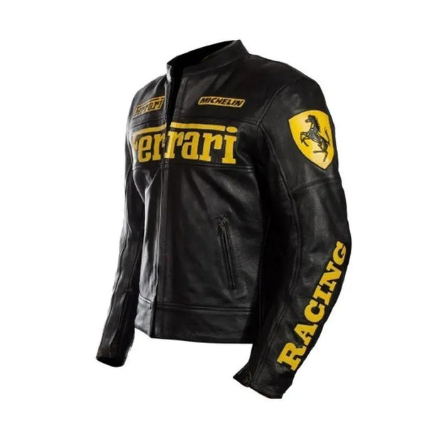 Ferrari Racing Leather Jacket