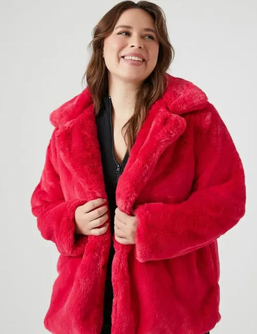 Forever 21 Faux Fur Coat