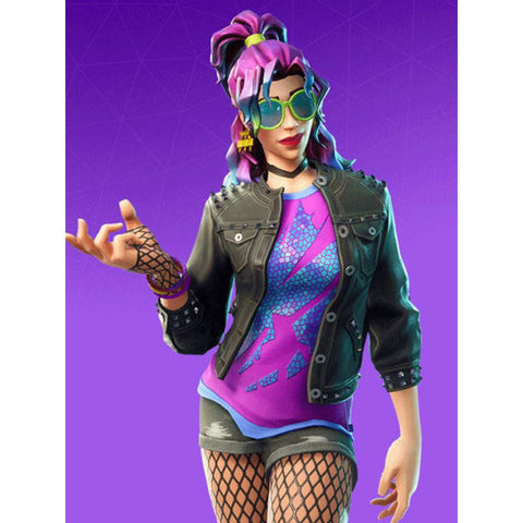 Fortnite Synth Star Black Studded Jacket