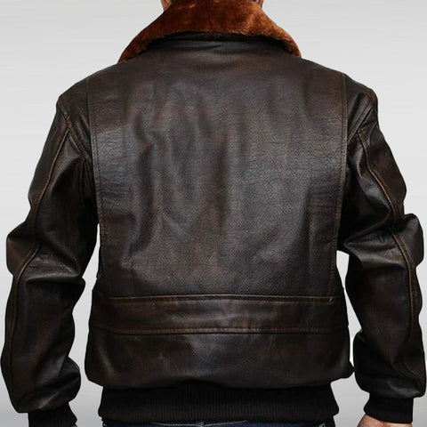 Flying G1 Leather Bomber Jacket