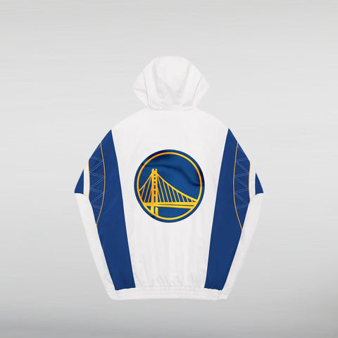 Golden State Warriors Half-Zip Hoodie Jacket back