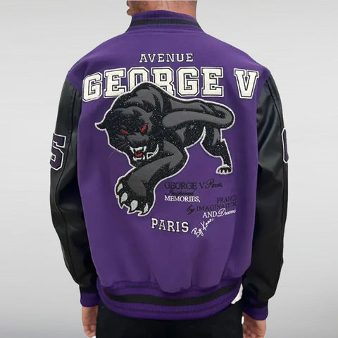 George V Panther Varsity Jacket