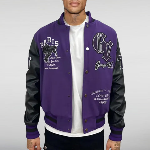 George V Panther Varsity Jacket