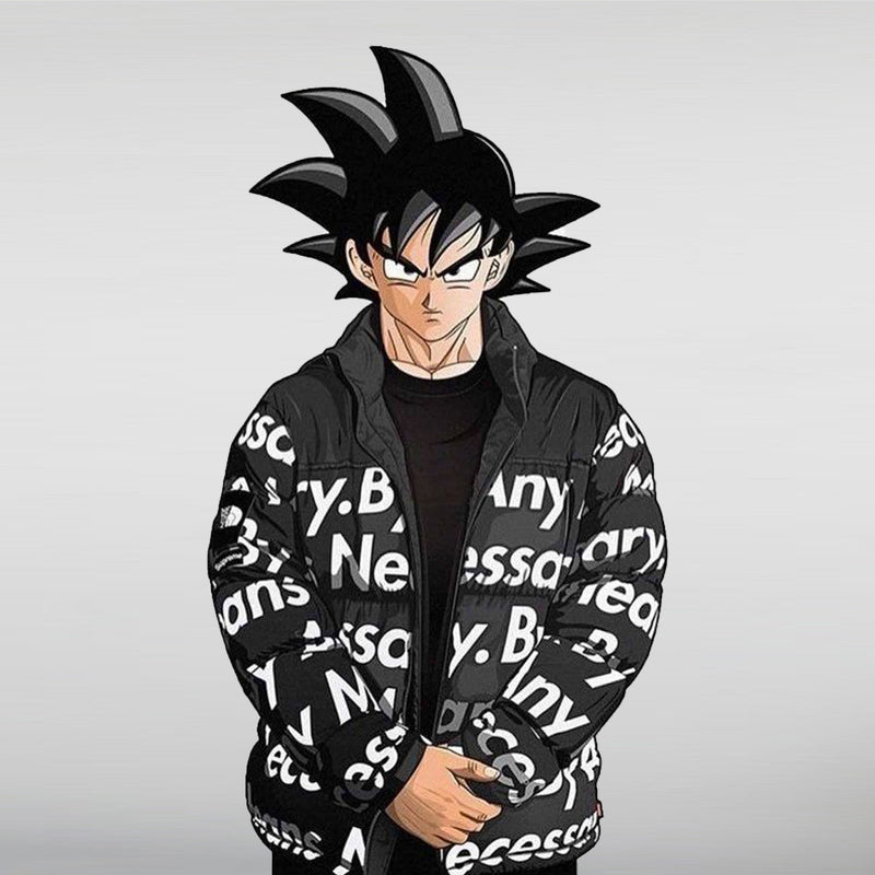 Goku Drip Puffer Jacket