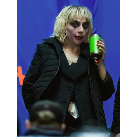 Cast Of Joker Folie ? Deux Lady Gaga Black Puffer Jacket