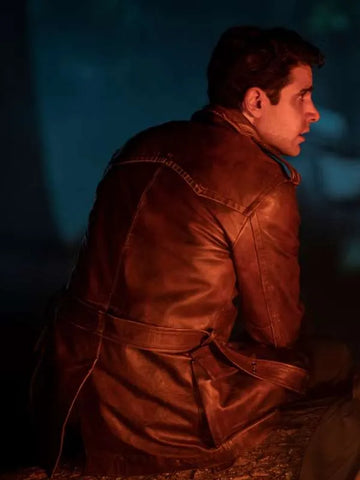 Vampire Brown Leather Coat