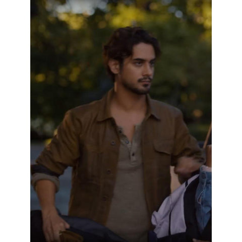 Avan Jogia Orphan Black Brown Leather Jacket