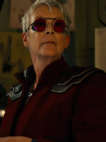 Borderlands Film Jamie Lee Curtis Maroon Jacket