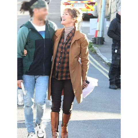 Jane Seymour Harry Wild Brown Cotton Jacket