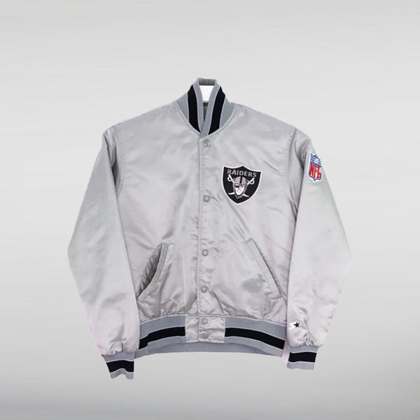 Las Vegas Raiders 80's Silver Raiders Jacket