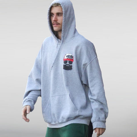 Justin Bieber Grey Hoodie