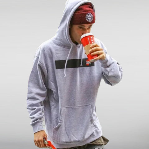 Justin Bieber Grey Hoodie