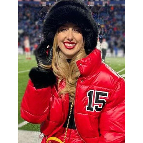 Brittany Mahomes Chiefs Red Jacket