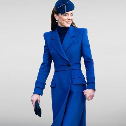 Kate Middleton Blue Coat