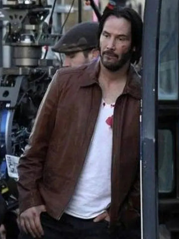 John Wick Brown Leather Jacket