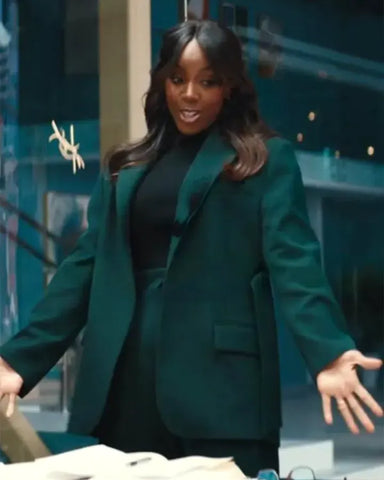 Kelly Rowland Green Blazer