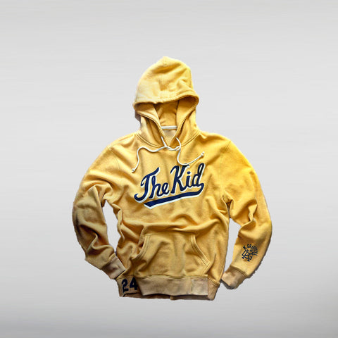 Ken Griffey Jr. 24 The Kid Yellow Hoodie