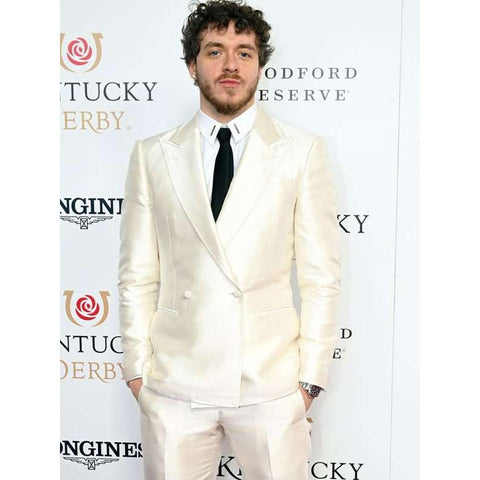 Jack Harlow White Couch White Suit