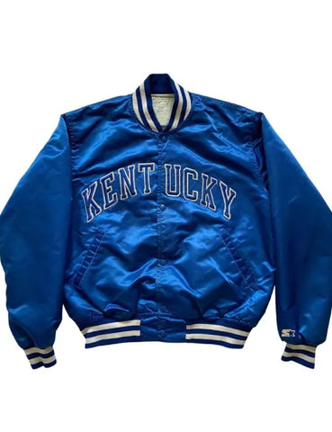 Kentucky Wildcats Satin Varsity Jacket